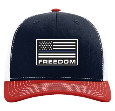 Freedom Police Dept Flag Richardson 112 Patch Hat