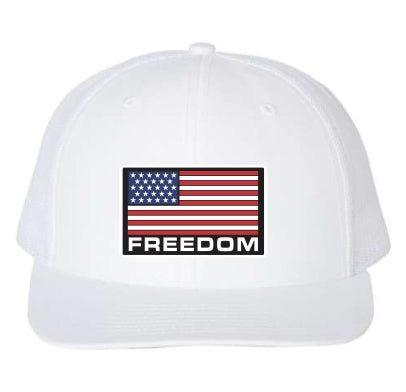 Freedom American Flag Richardson 112 Patch Hat