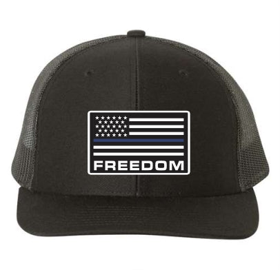 Freedom Police Dept Flag Richardson 112 Patch Hat