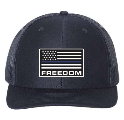 Freedom Police Dept Flag Richardson 112 Patch Hat