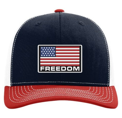 Freedom American Flag Richardson 112 Patch Hat