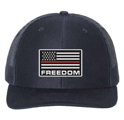 Freedom Fire Dept Flag Richardson 112 Patch Hat