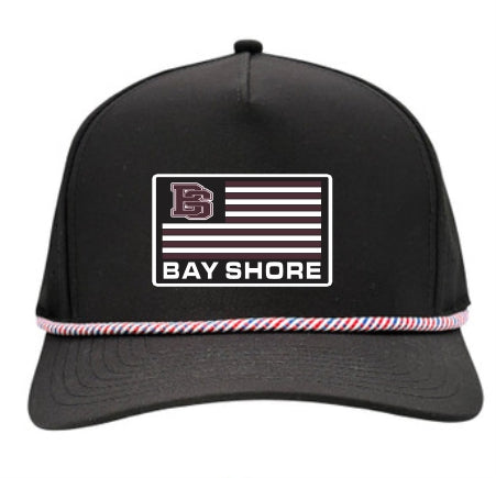 Anyrope Bay Shore Flag Patch hat