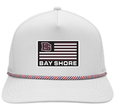 Anyrope Bay Shore Flag Patch hat