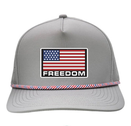 Anyrope Freedom American Flag Patch hat
