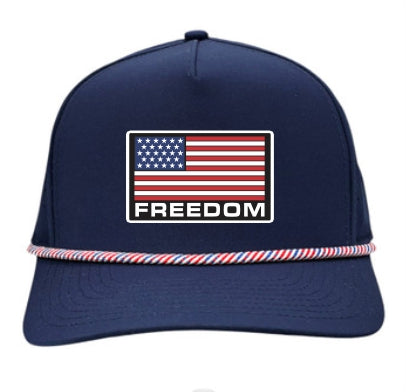 Anyrope Freedom American Flag Patch hat