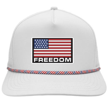 Anyrope Freedom American Flag Patch hat
