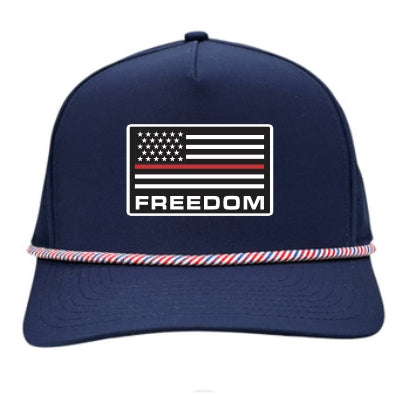 Anyrope Freedom Fire Dept Patch hat