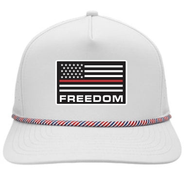 Anyrope Freedom Fire Dept Patch hat