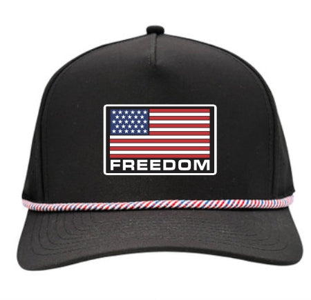 Anyrope Freedom American Flag Patch hat